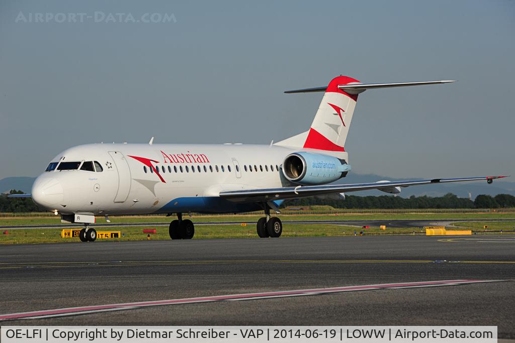 OE-LFI, 1995 Fokker 70 (F-28-0070) C/N 11529, Austrian Fokker 70