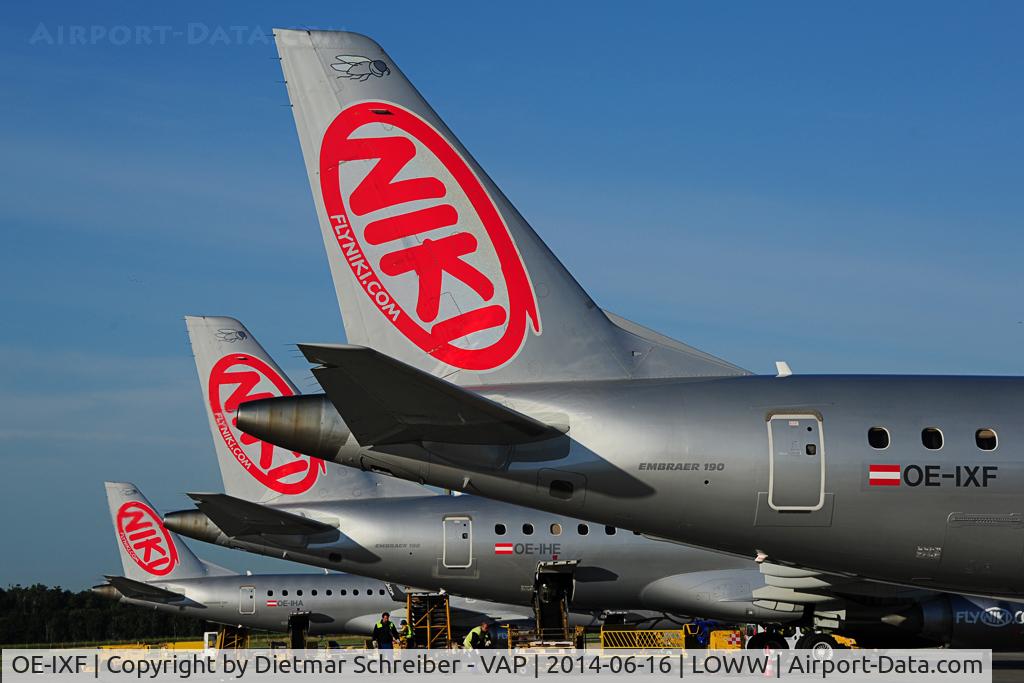 OE-IXF, 2011 Embraer 190LR (ERJ-190-100LR) C/N 19000420, Flyniki Embraer 190