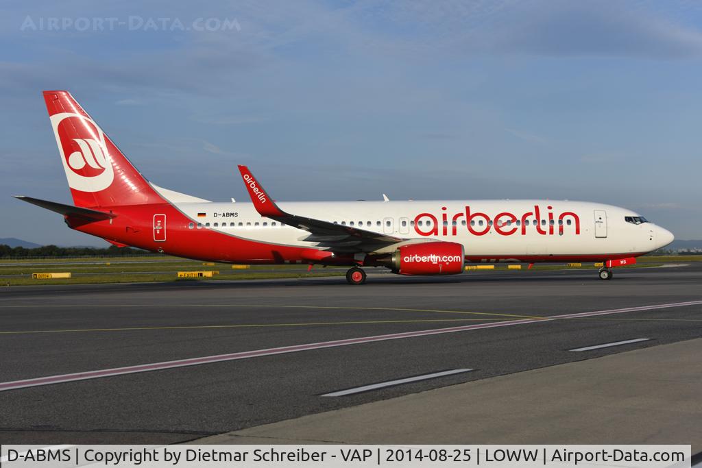 D-ABMS, 2013 Boeing 737-86J C/N 37782, Air Berlin Boeing 737-800