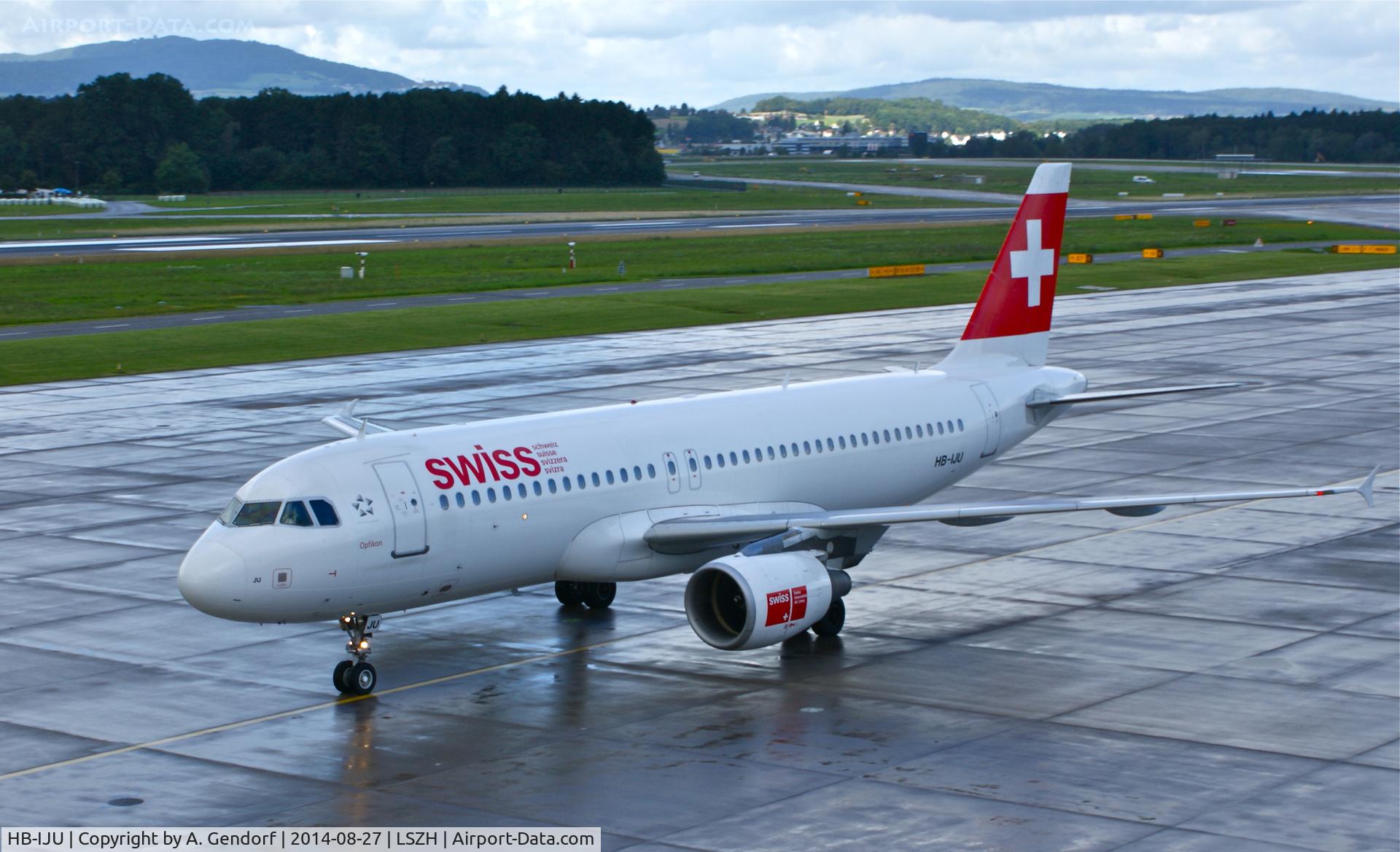 HB-IJU, 2003 Airbus A320-214 C/N 1951, Swiss, is here at Zürich-Kloten(LSZH)
