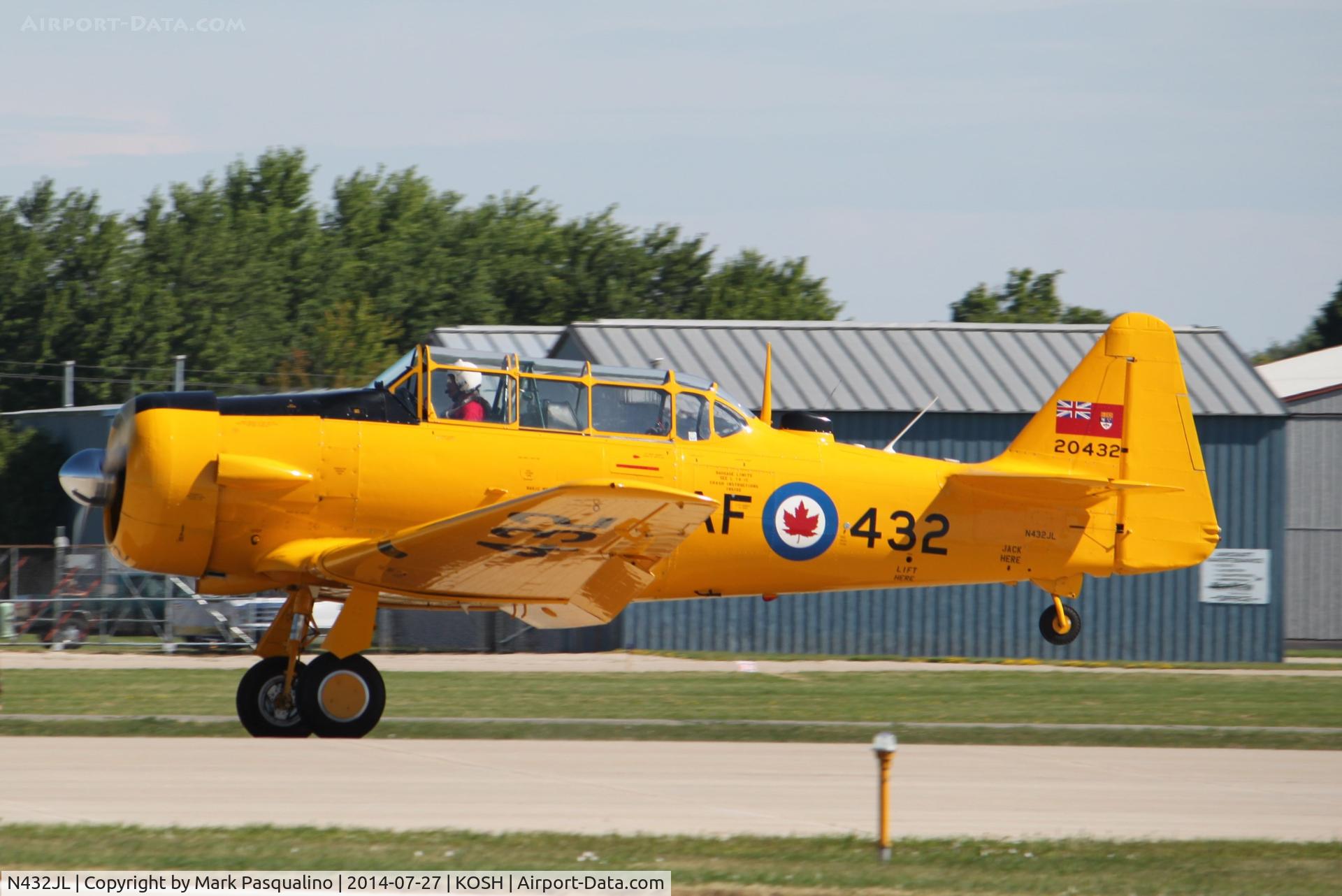 N432JL, Canadian Car & Foundry Harvard MK IV C/N CCF4-223, Harvard MK IV