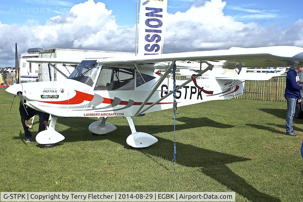 G-STPK, 2012 Lambert Mission M108 C/N LAA 370-15092, At 2014 LAA Rally at Sywell