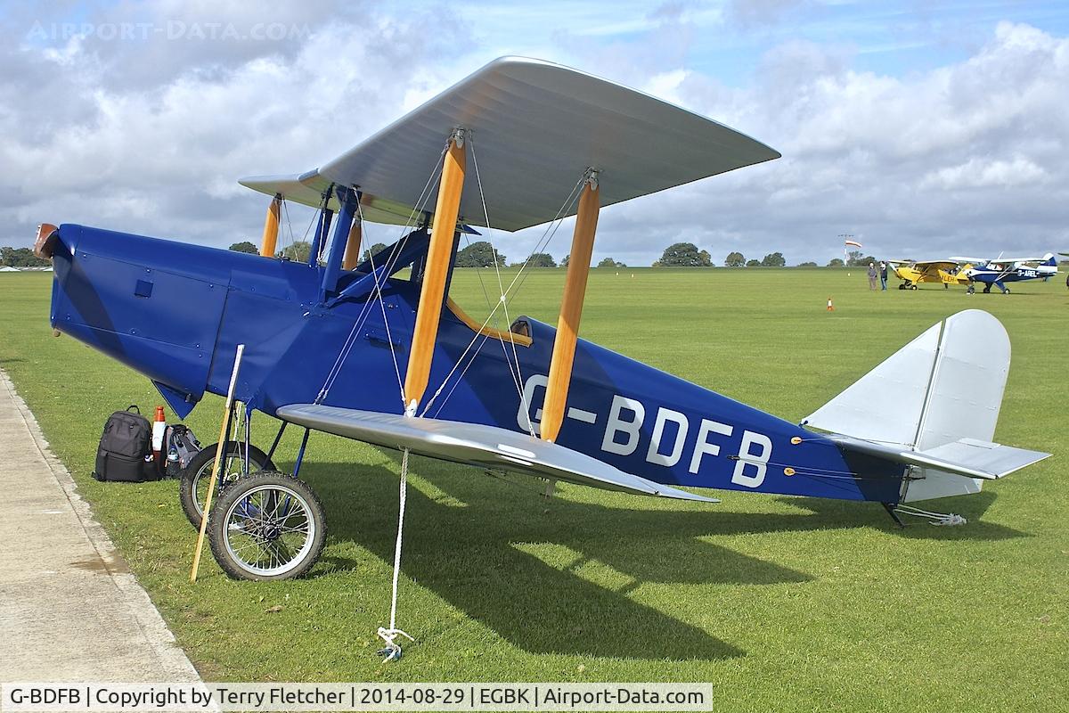 G-BDFB, 1991 Currie Wot C/N PFA 3008, At 2014 LAA Rally at Sywell