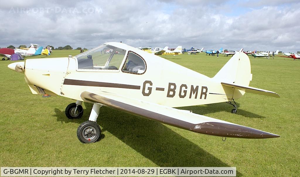 G-BGMR, 1981 Gardan GY-20 Minicab (Barritault JB-01 standard) C/N PFA 056-10153, At 2014 LAA Rally at Sywell