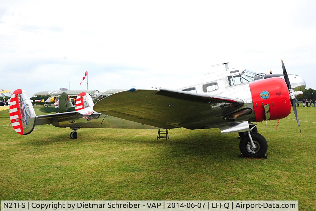 N21FS, 1952 Beech Expeditor 3NM C/N CA-138, Beech 18