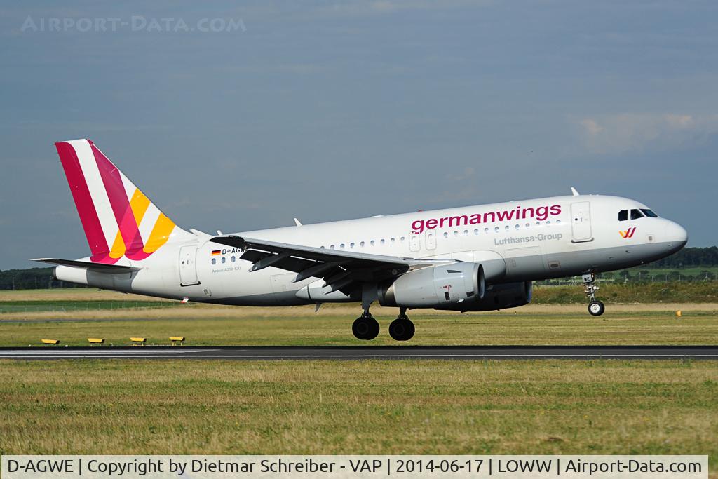 D-AGWE, 2007 Airbus A319-132 C/N 3128, Germanwings Airbus 319