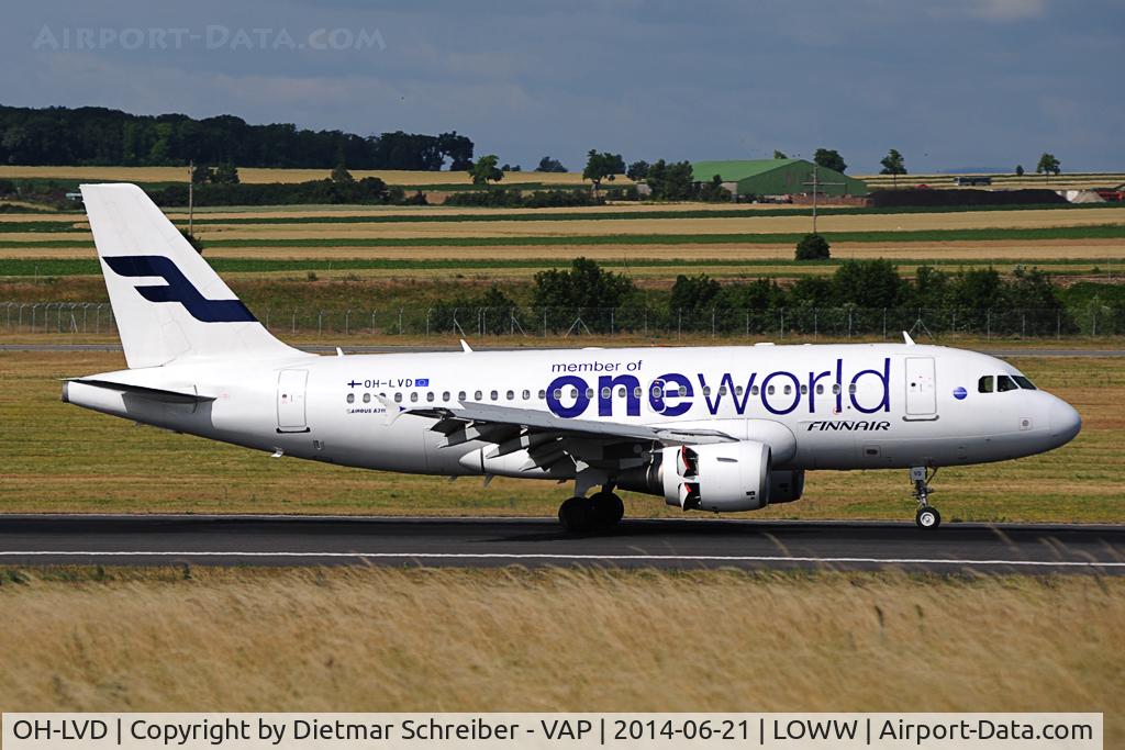 OH-LVD, 2000 Airbus A319-112 C/N 1352, Finnair Airbus 319