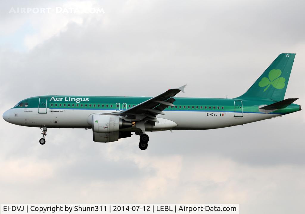 EI-DVJ, 2009 Airbus A320-214 C/N 3857, Landing rwy 25R
