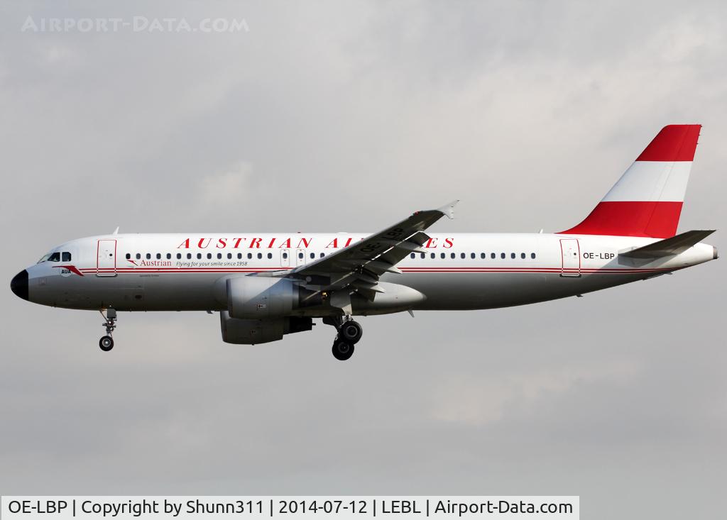 OE-LBP, 1998 Airbus A320-214 C/N 797, Landing rwy 25R... RetroJet c/s