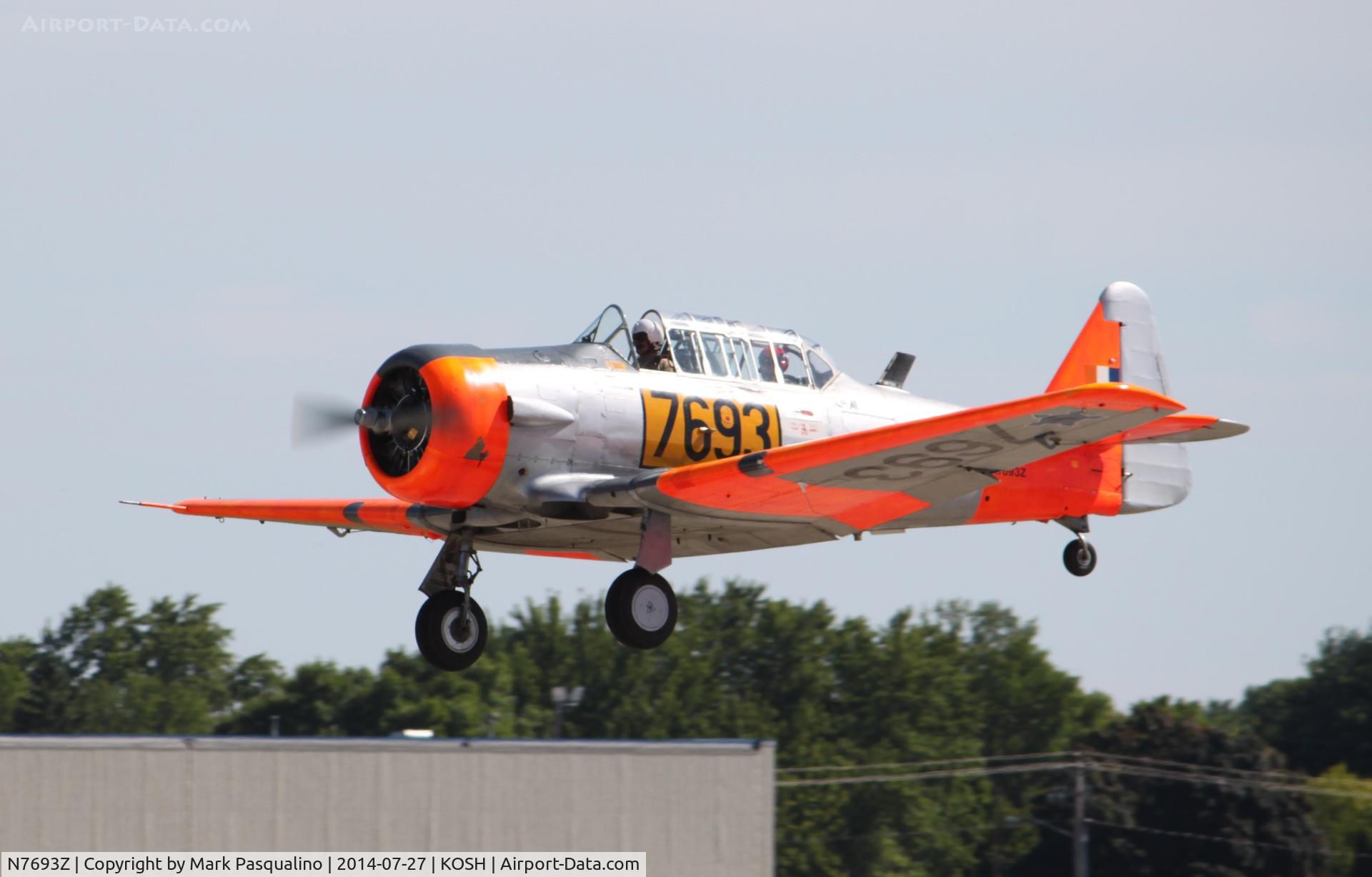 N7693Z, 1942 North American AT-6C Texan C/N 88-11637, North American AT-6C