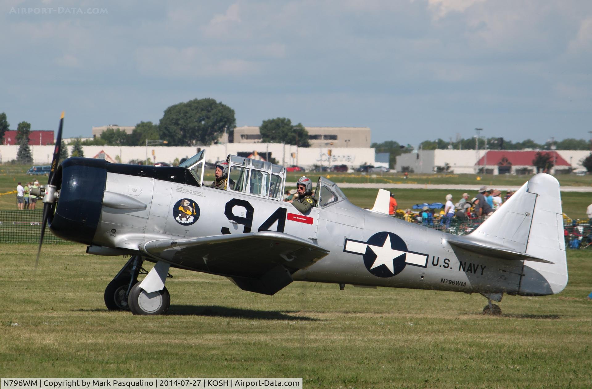 N796WM, 1943 North American AT-6D Texan C/N 88-15328, North American AT-6D