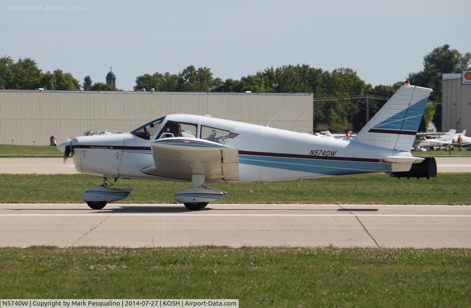 N5740W, 1963 Piper PA-28-160 Cherokee C/N 28-1415, Piper PA-28-160