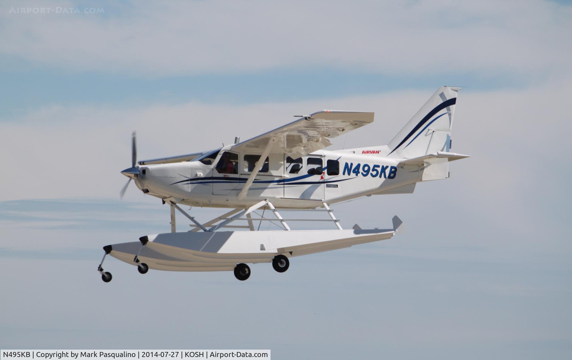 N495KB, 2011 Gippsland GA-8-TC320 Airvan C/N GA8-TC320-11-168, GA8-TC320