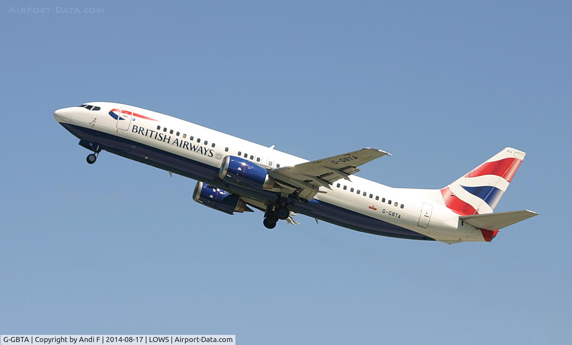 G-GBTA, 1993 Boeing 737-436 C/N 25859, British Airways Boeing 737-436