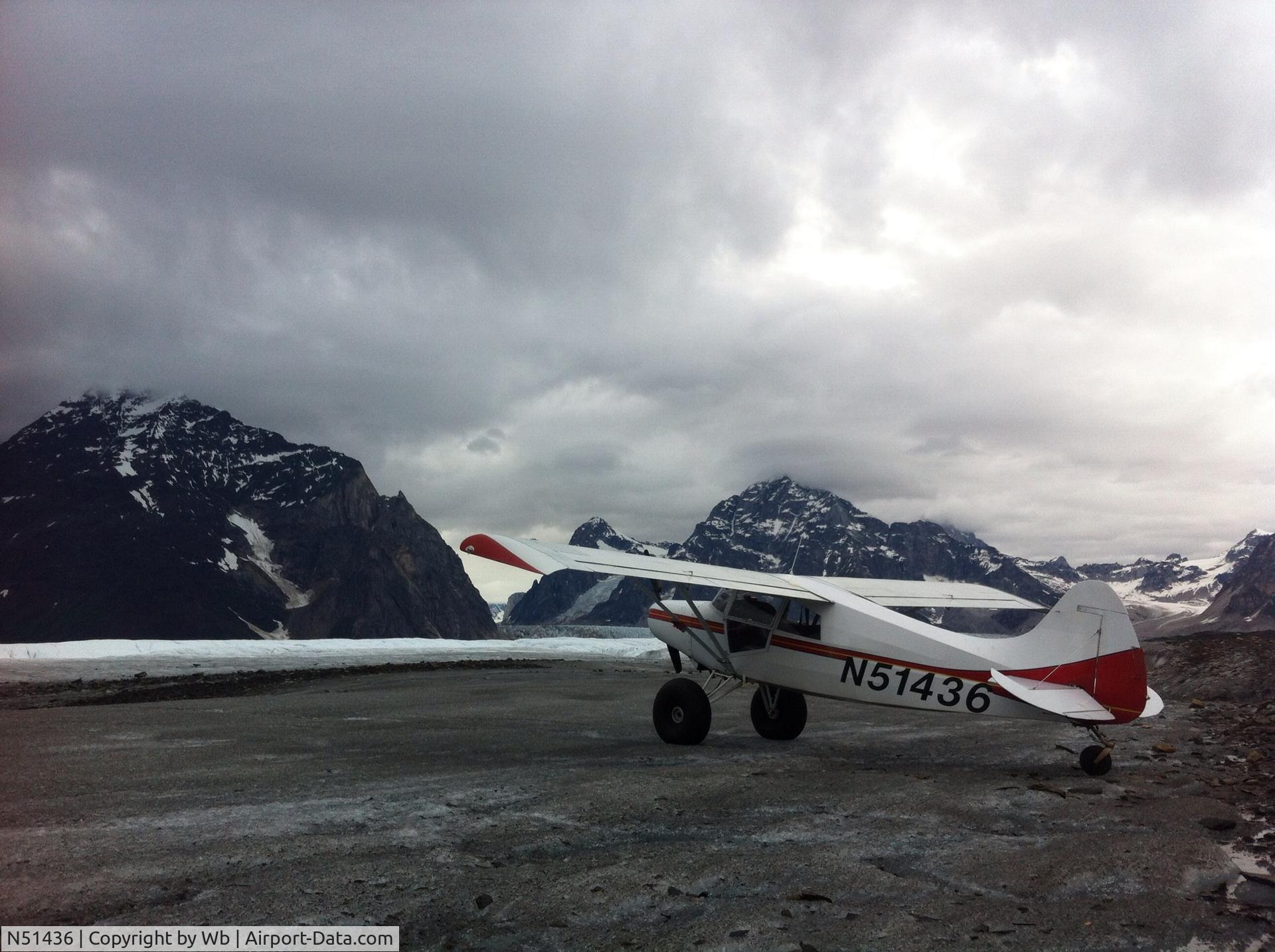 N51436, 1973 Maule M-4-210C Rocket C/N 1101C, Ruth glacier. July 2014.