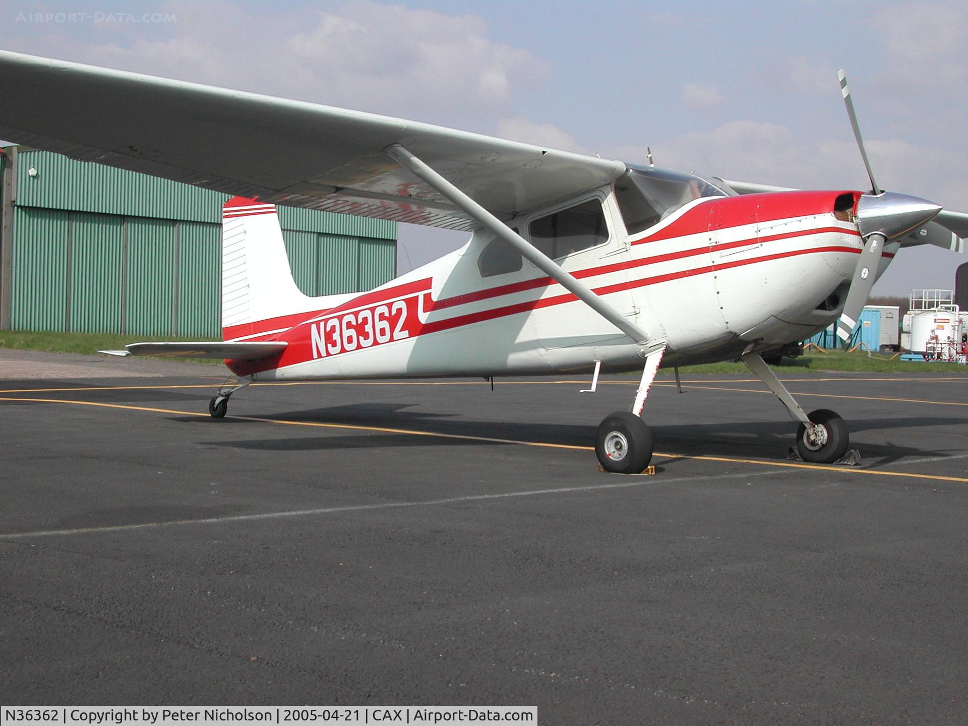 N36362, 1955 Cessna 180 C/N 31691, This Cessna 180 was a visitor to Carlisle in April 2005.