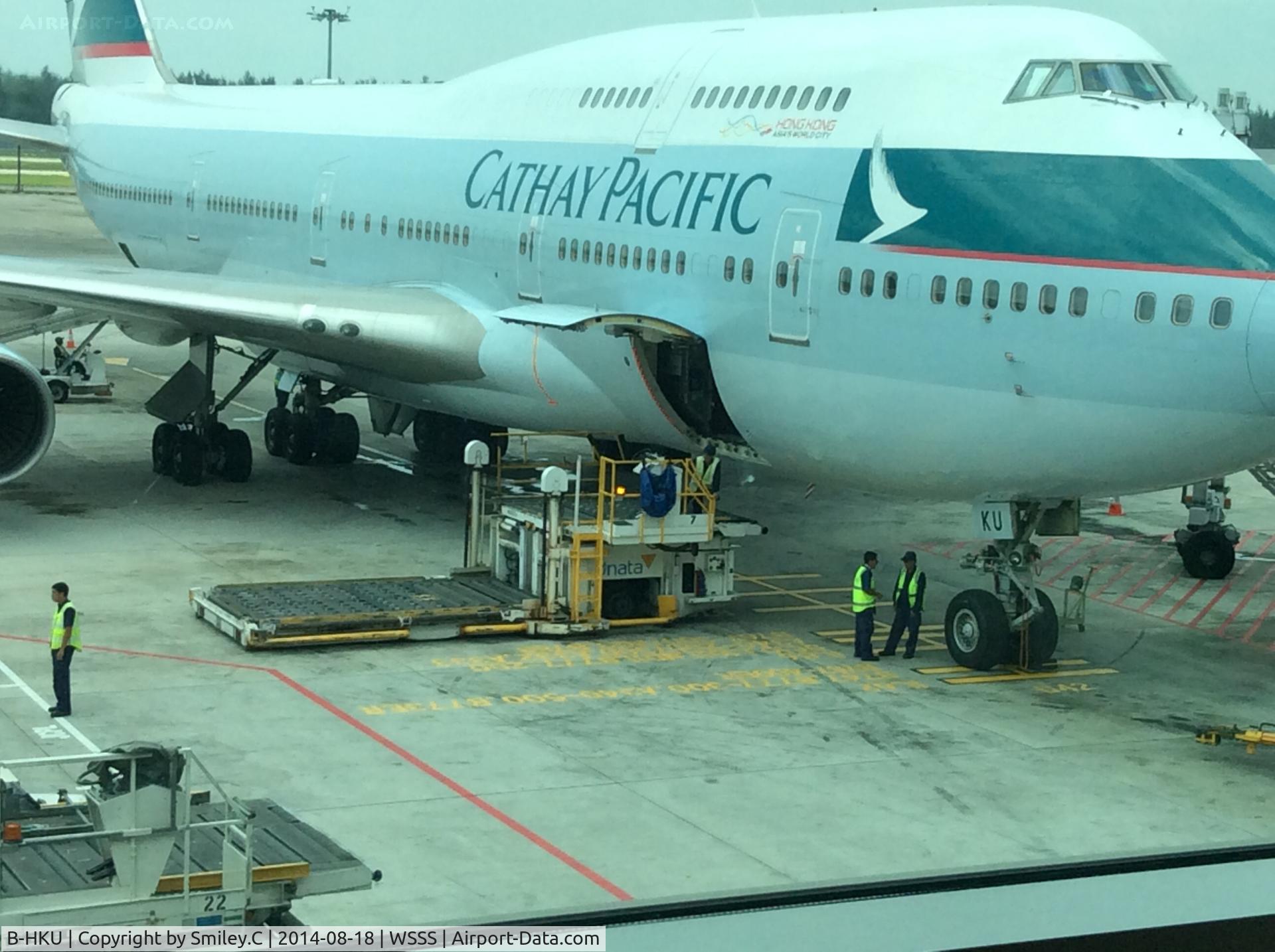 B-HKU, 1993 Boeing 747-412 C/N 27069, Before flight