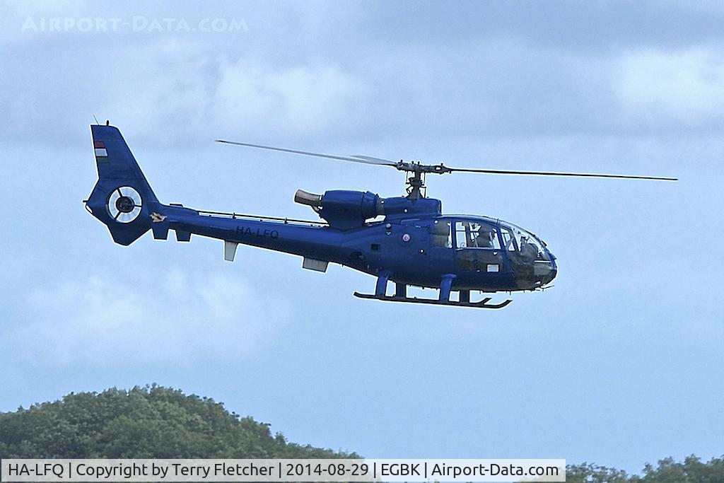 HA-LFQ, 1980 Aerospatiale SA-342L Gazelle C/N 1854, At 2014 LAA Rally at Sywell