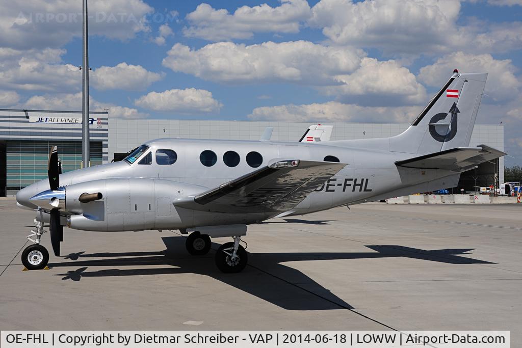 OE-FHL, 1985 Beech C90A King Air King Air C/N LJ-1115, Beech 90
