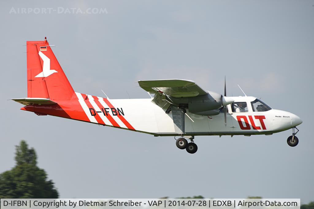 D-IFBN, 1984 Pilatus Britten-Norman BN-2B-26 Islander C/N 2185, OLT BN2
