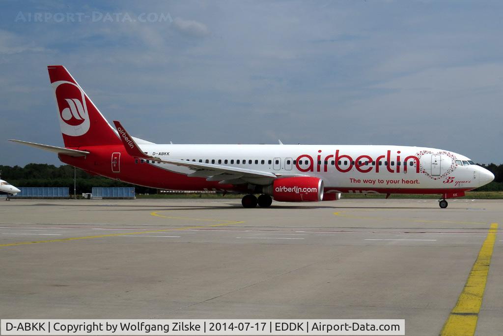 D-ABKK, 2010 Boeing 737-86J C/N 37753, visitor