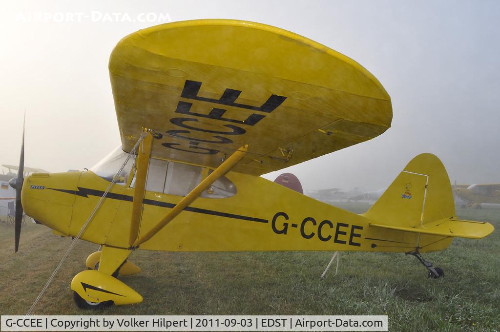 G-CCEE, 1948 Piper PA-15 Vagabond Vagabond C/N 15-248, at Hahnweide