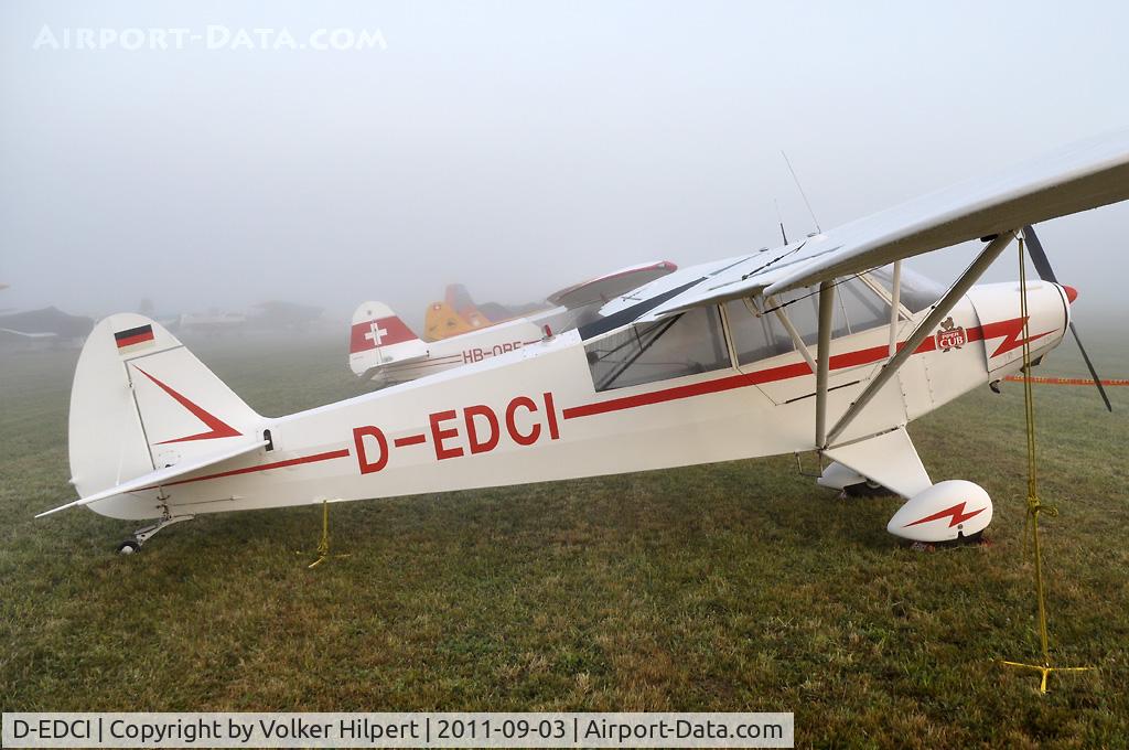 D-EDCI, 1951 Piper L-18C Super Cub (PA-18-95) C/N 18-1976, at Hahnweide