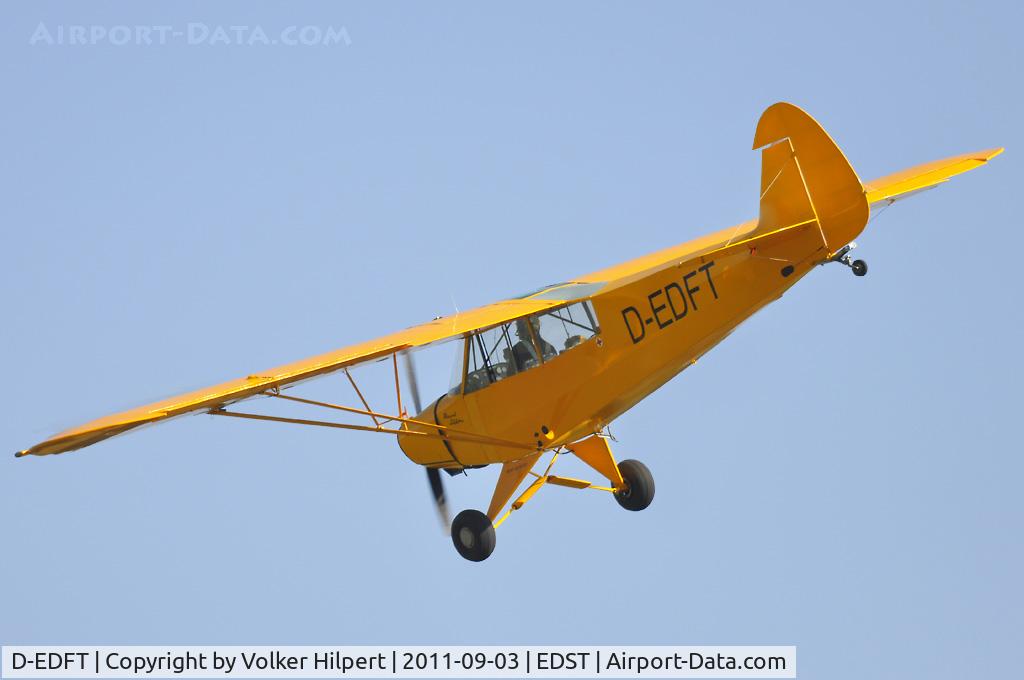D-EDFT, 1954 Piper L-18C Super Cub (PA-18-95) C/N 18-3452, at Hahnweide