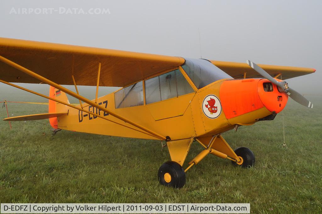 D-EDFZ, 1954 Piper L-18C Super Cub (PA-18-95) C/N 18-3427, at Hahnweide