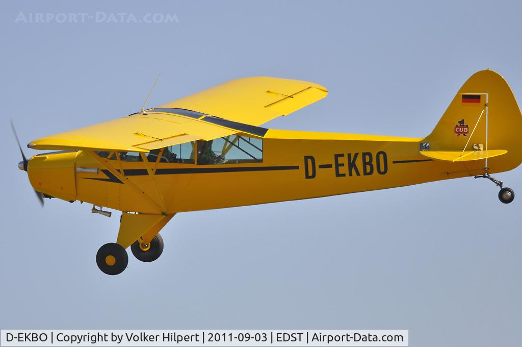 D-EKBO, 1954 Piper L-18C Super Cub (PA-18-95) C/N 18-3453, at Hahnweide