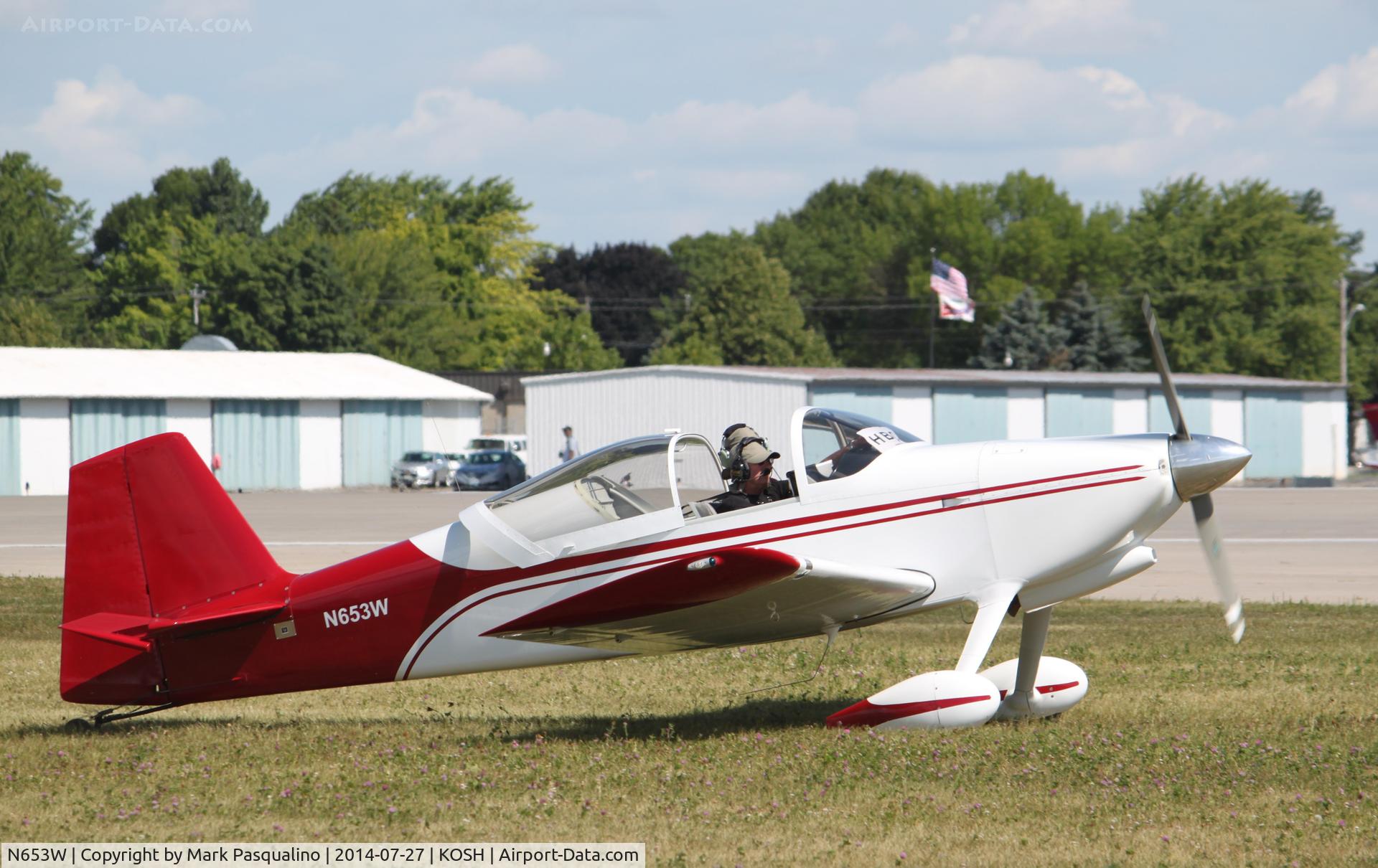 N653W, 1998 Vans RV-6 C/N 60053, Vans RV-6