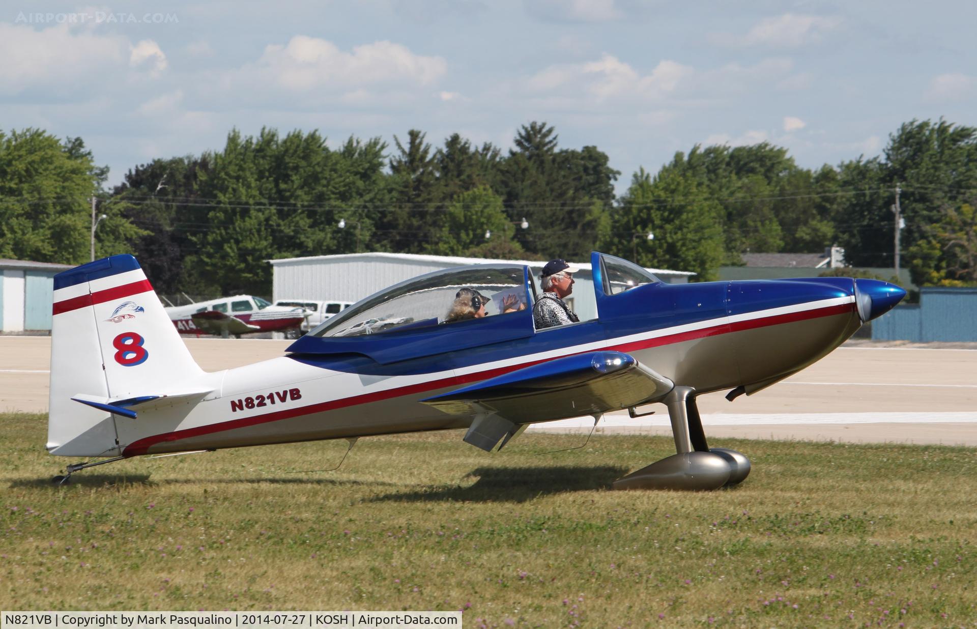 N821VB, Vans RV-8 C/N 83028, Vans RV-8