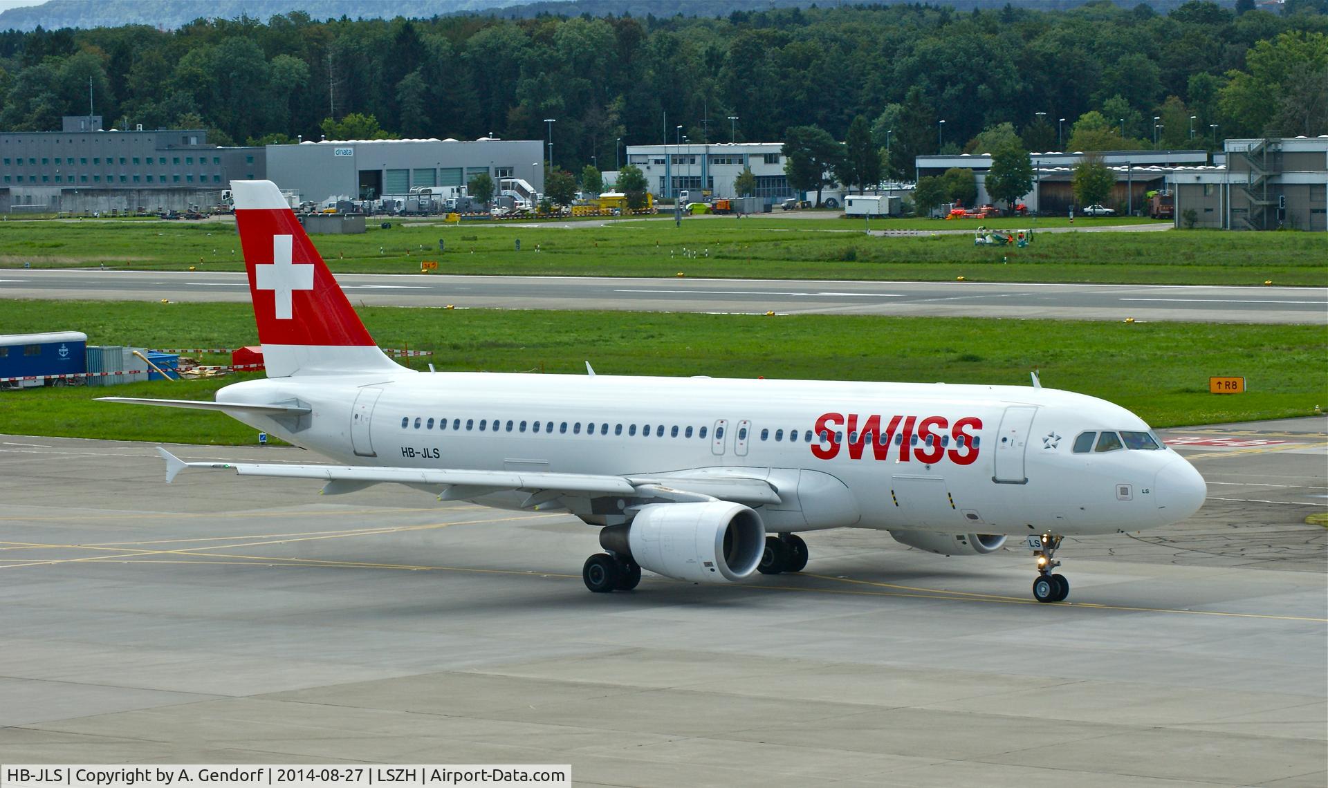 HB-JLS, 2012 Airbus A320-214 C/N 5069, Swiss, is here waiting for taxi clearence at Zürich-Kloten(LSZH)