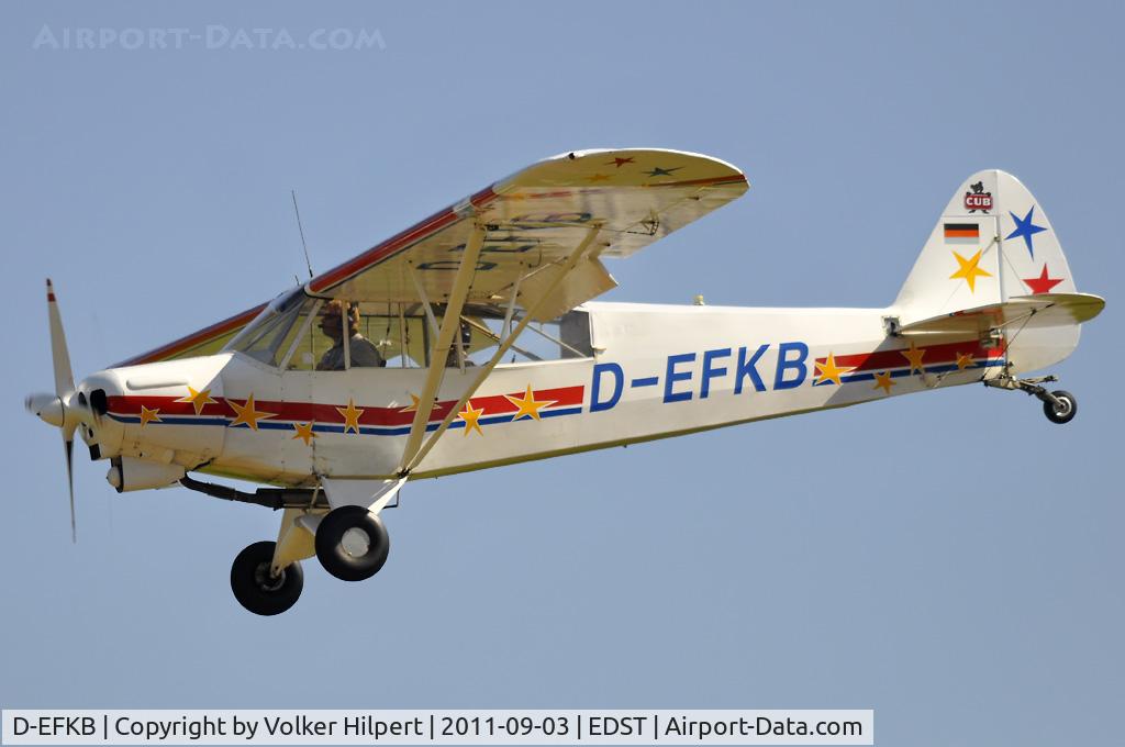 D-EFKB, 1957 Piper PA-18-150 Super Cub Super Cub C/N 18-5390, at Hahnweide
