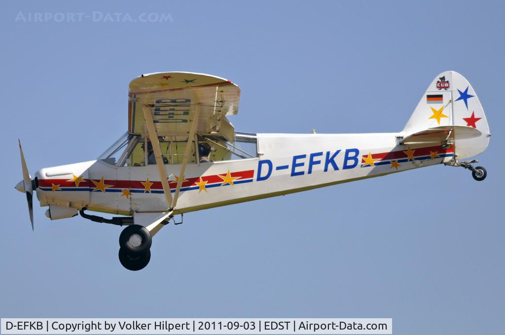 D-EFKB, 1957 Piper PA-18-150 Super Cub Super Cub C/N 18-5390, at Hahnweide