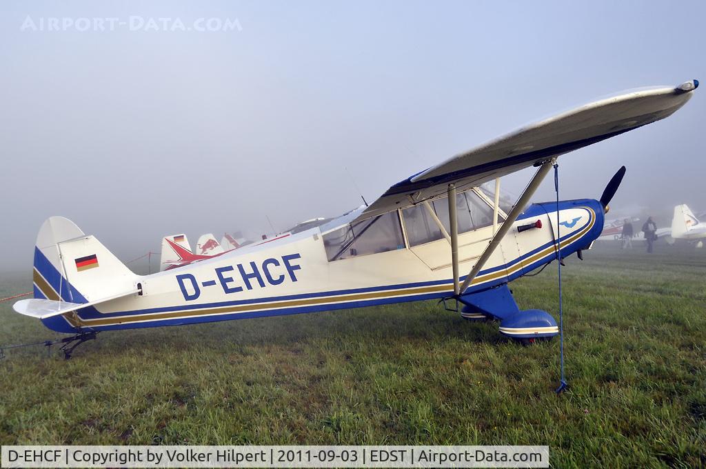 D-EHCF, 1954 Piper PA-18-95 Super Cub C/N 18-3190, at Hahnweide
