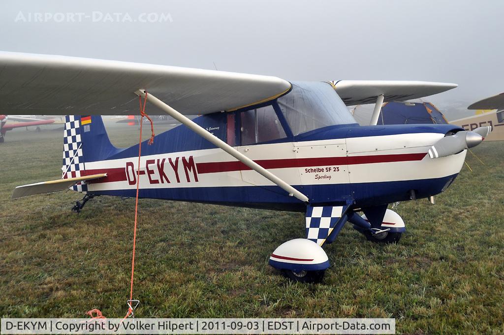 D-EKYM, Scheibe SF-23B Sperling C/N 2019, at Hahnweide