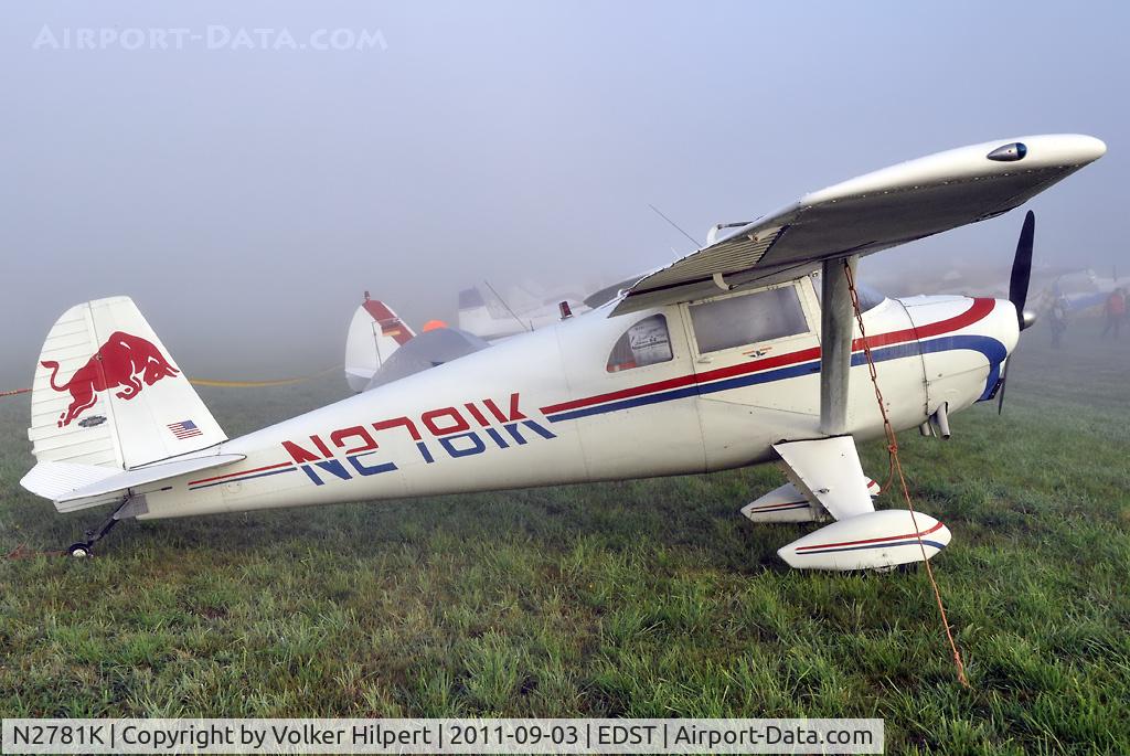 N2781K, 1947 Luscombe 8E Silvaire C/N 5508, at Hahnweide