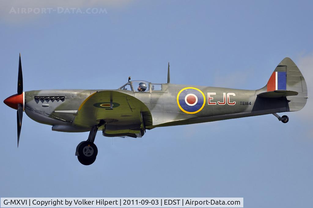G-MXVI, 1945 Supermarine 361 Spitfire LF.XVIe C/N CBAF.IX.4394, at Hahnweide