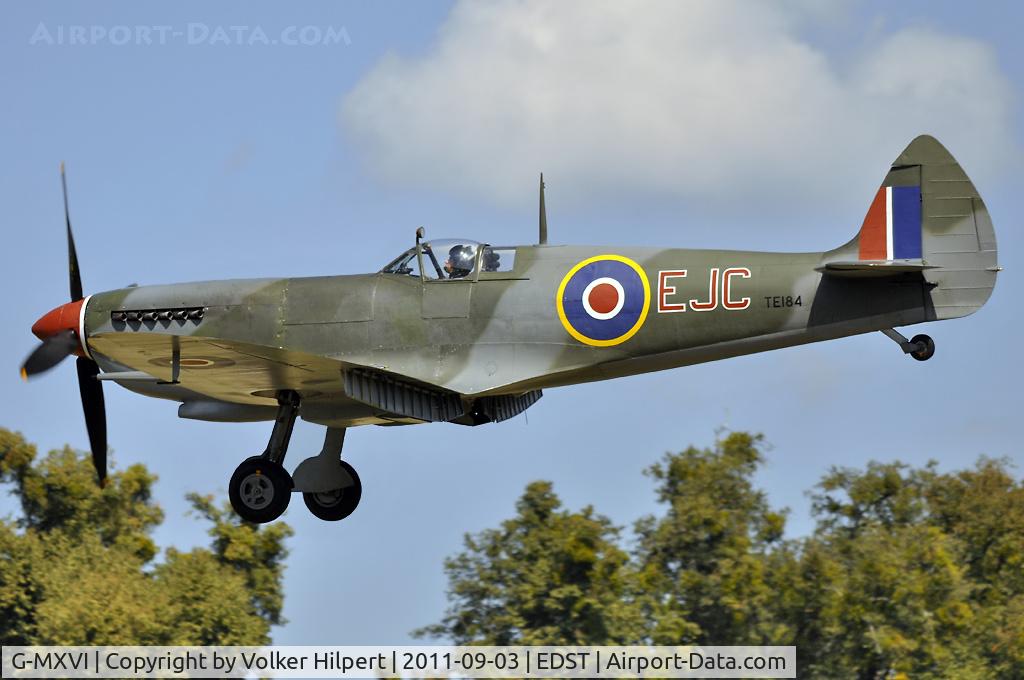 G-MXVI, 1945 Supermarine 361 Spitfire LF.XVIe C/N CBAF.IX.4394, at Hahnweide