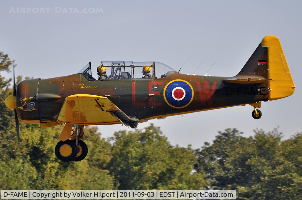 D-FAME, 1952 Canadian Car & Foundry T-6 Harvard Mk.4 C/N CCF4-77, at Hahnweide