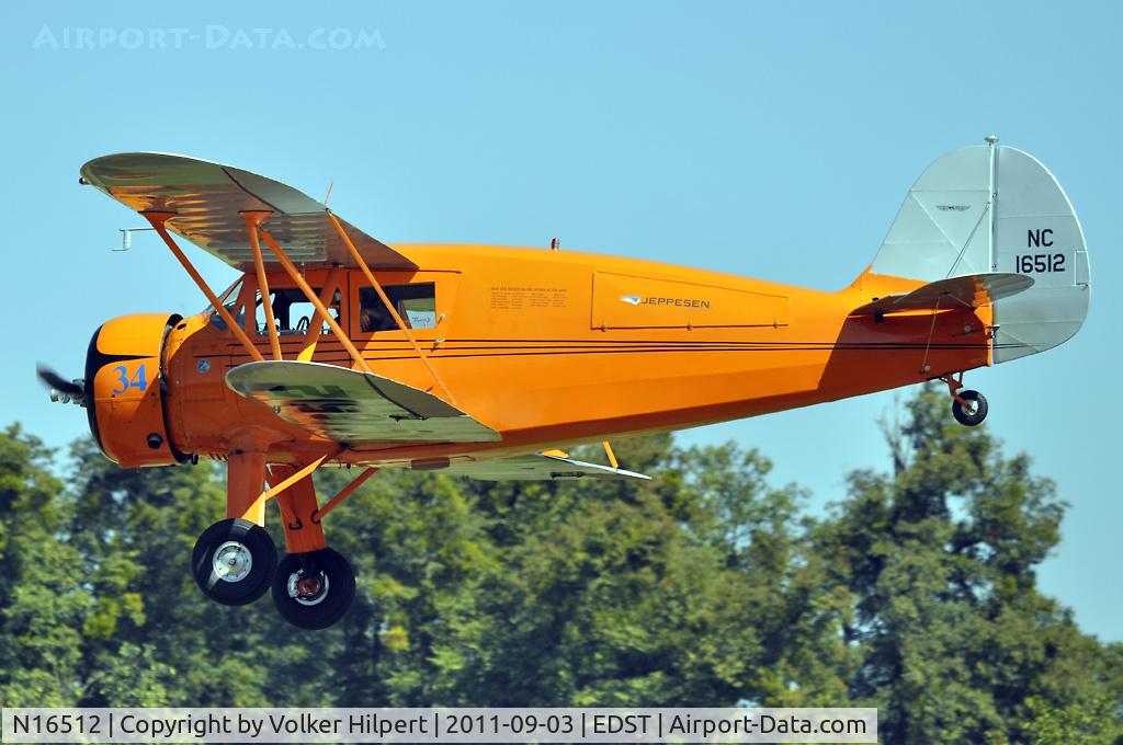 N16512, 1936 Waco YKS-6 C/N 4504, at Hahnweide