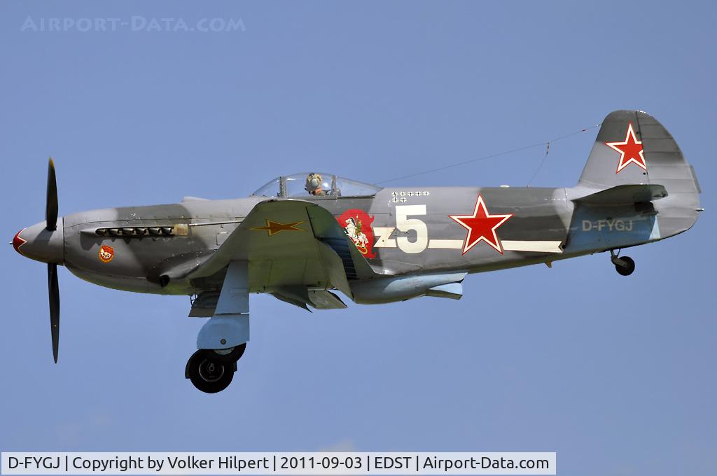 D-FYGJ, 1996 Yakovlev Yak-3U C/N 0470204, at hahnweide