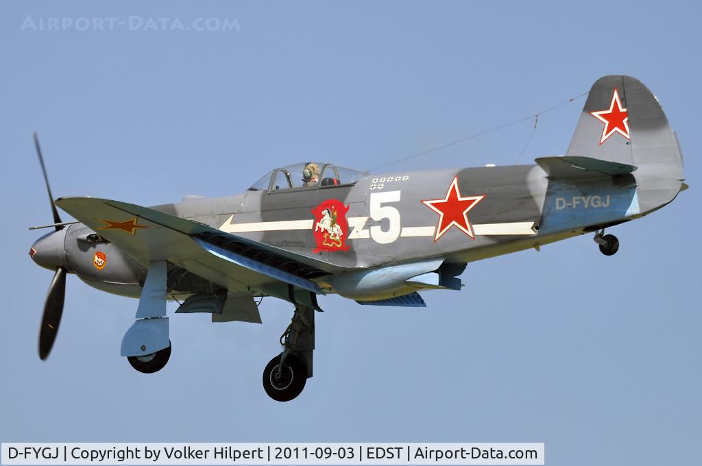 D-FYGJ, 1996 Yakovlev Yak-3U C/N 0470204, at Hahnweide