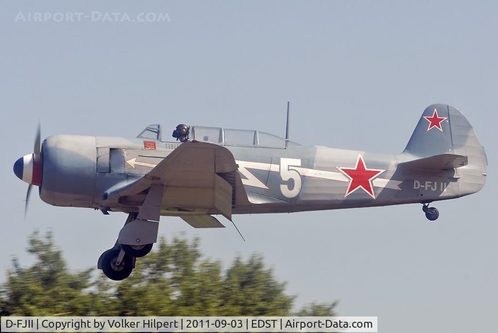 D-FJII, Yakovlev Yak-11 C/N Y-5434, at Hahnweide