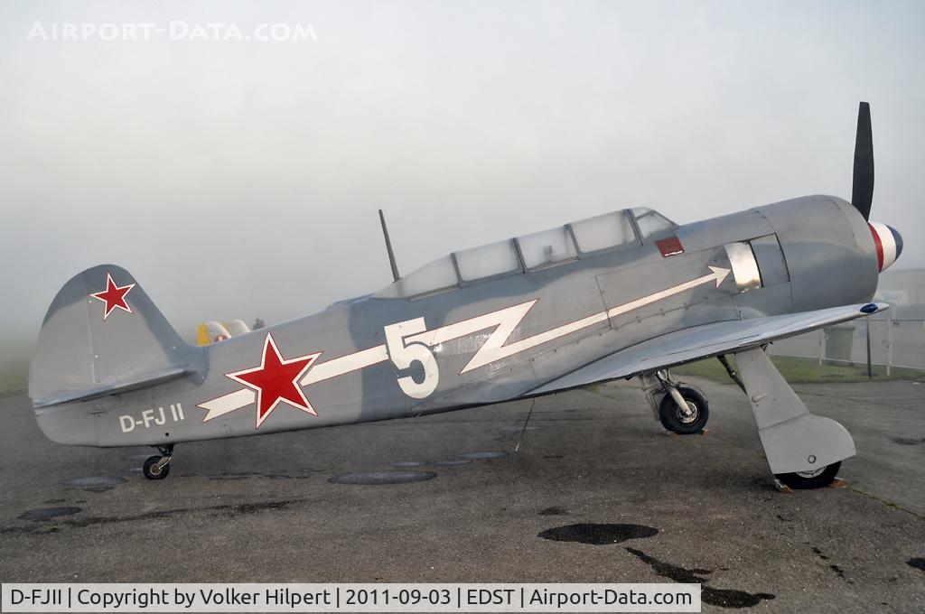 D-FJII, Yakovlev Yak-11 C/N Y-5434, at Hahnweide
