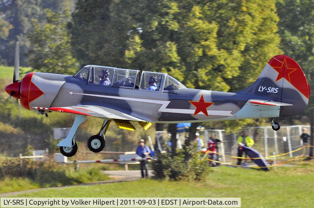LY-SRS, Yakovlev Yak-52 C/N 9010407, at Hahnweide