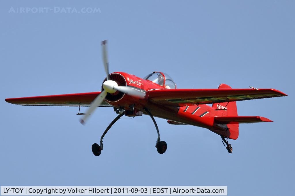 LY-TOY, Yakovlev Yak-55 C/N 901105, at Hahnweide