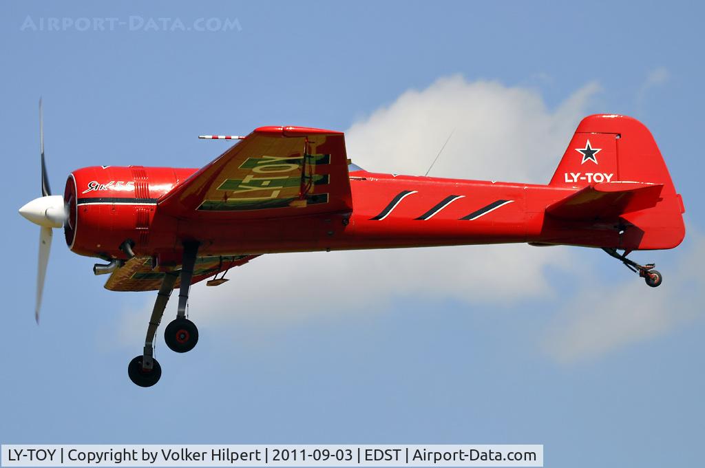 LY-TOY, Yakovlev Yak-55 C/N 901105, at Hahnweide