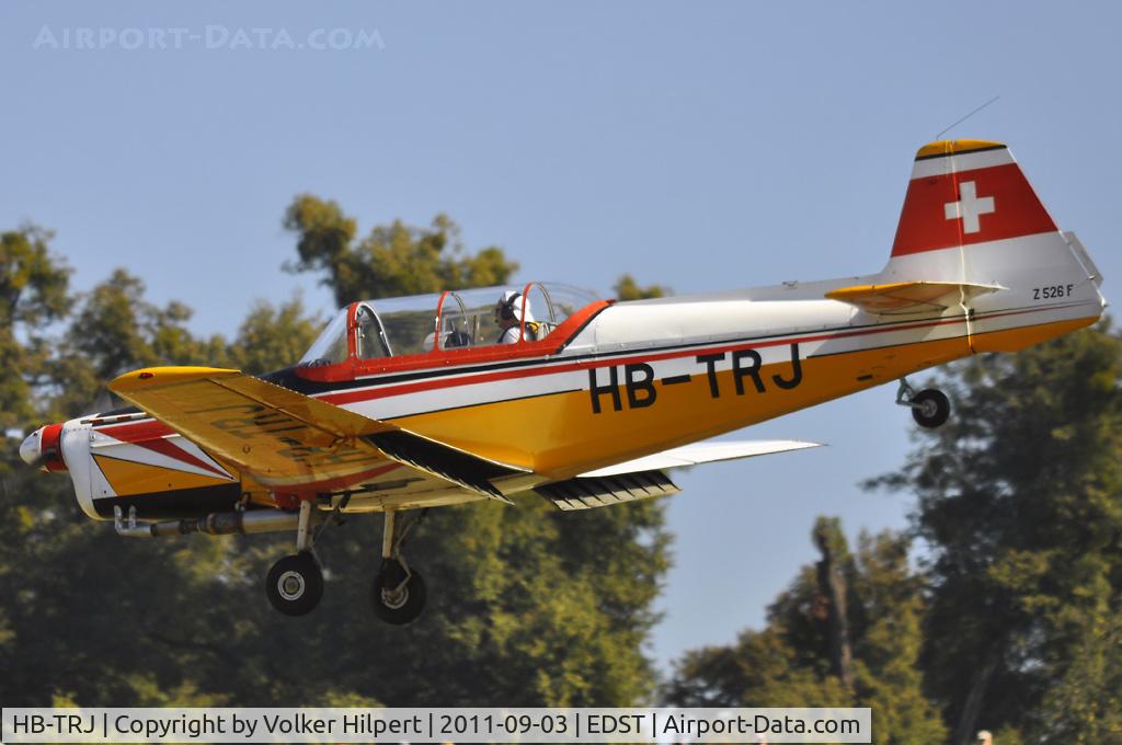 HB-TRJ, 1973 Zlin Z-526F Trener Master C/N 1287, at Hahnweide